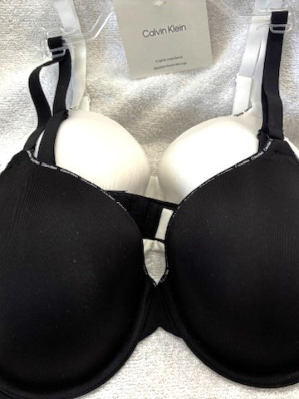 Calvin Klein 2-Pack Lightly Lined Demi bras NWT Size 36C